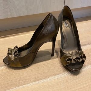Peep-toe heels, size 8